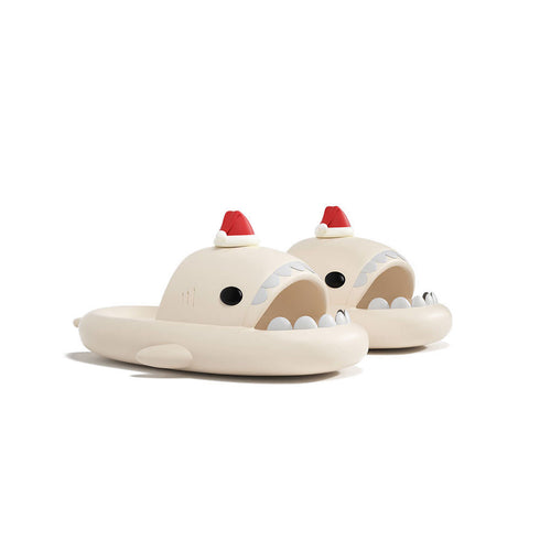 Sharkicks Basic - Claquettes Requins Père Noël